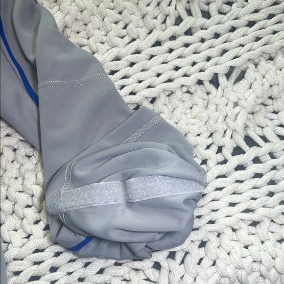 Men's Gray Baseball Pants with Blue‎ Pinstripe Adult Large - Picture 7 of 7